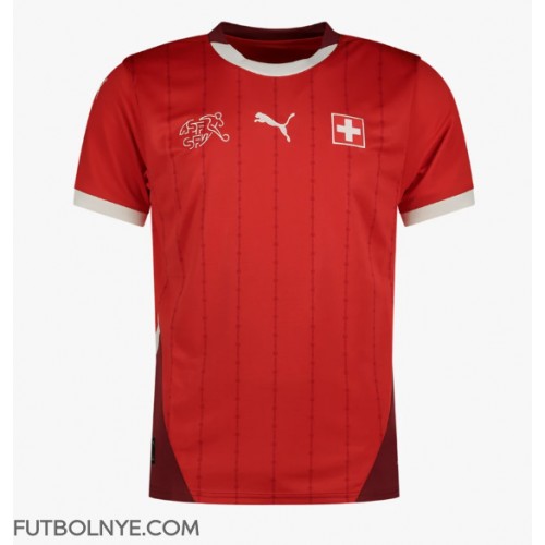 Camiseta Suiza Primera Equipación Eurocopa 2024 manga corta